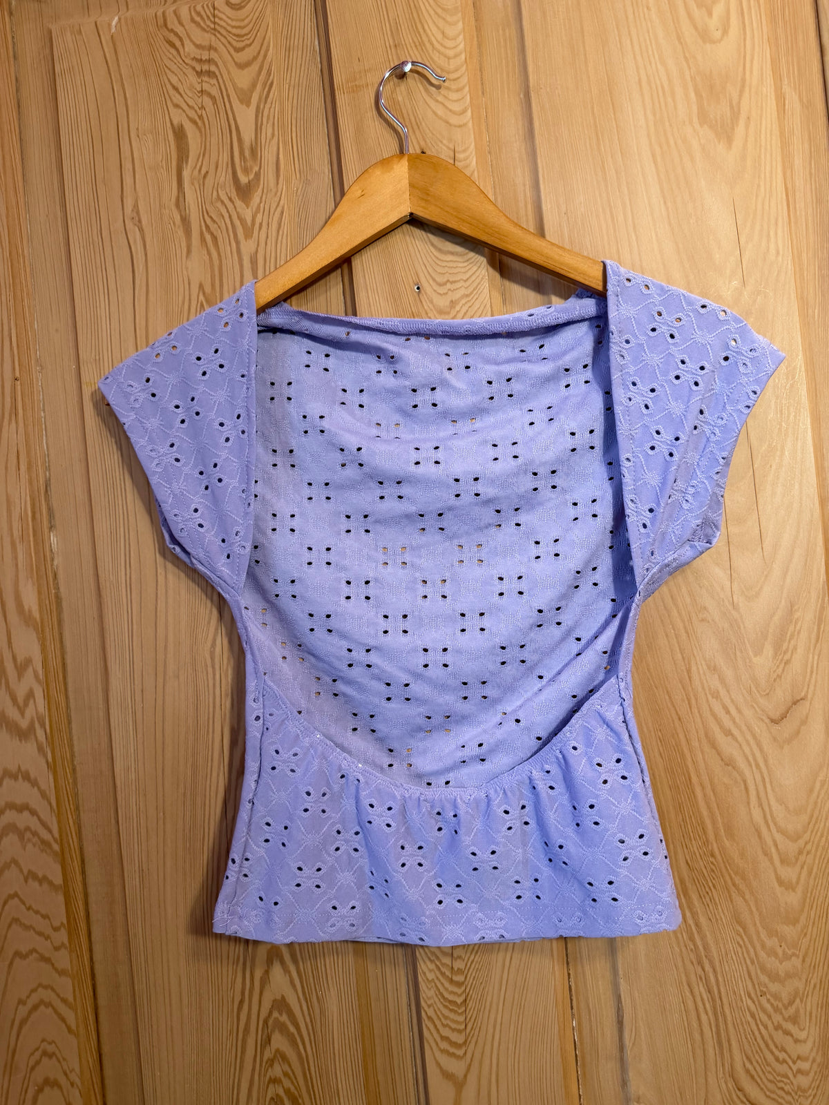 Crochet design open back top (S)