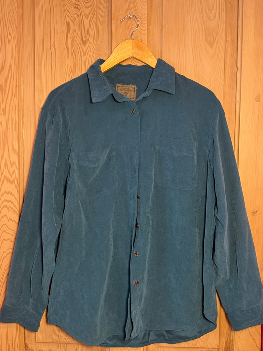 Dusty Blue Button Up Shirt (L)