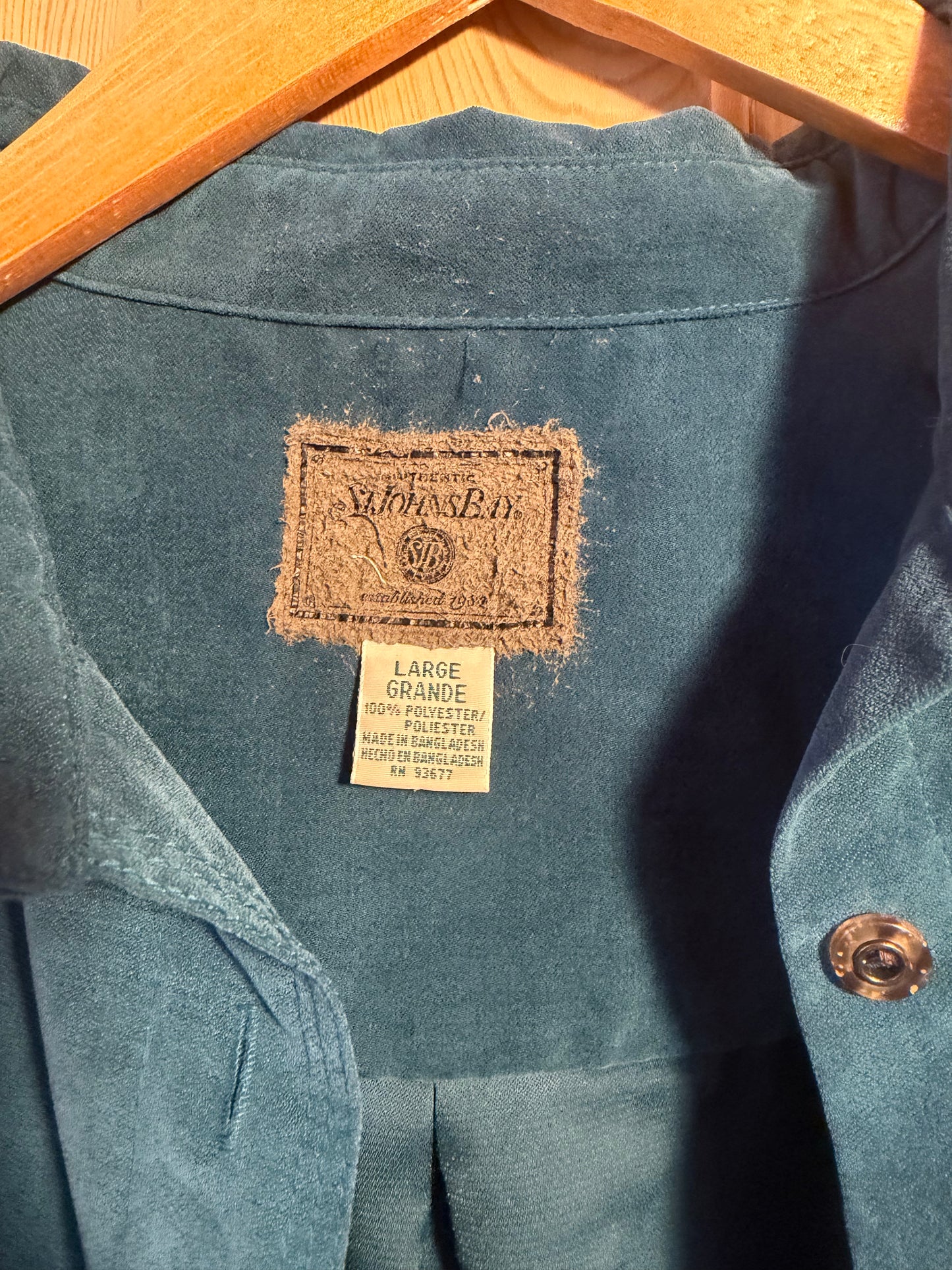 Dusty Blue Button Up Shirt (L)