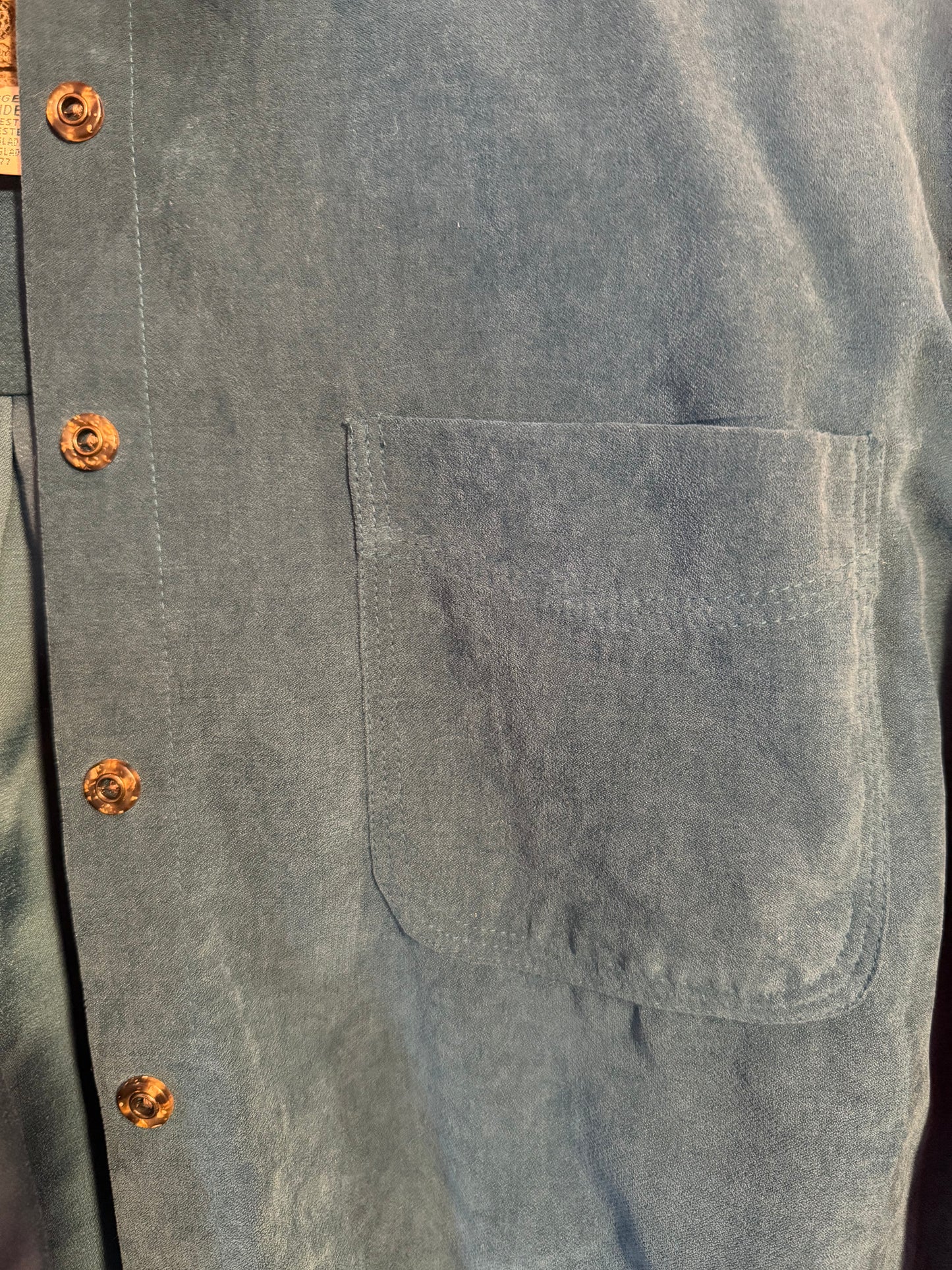 Dusty Blue Button Up Shirt (L)