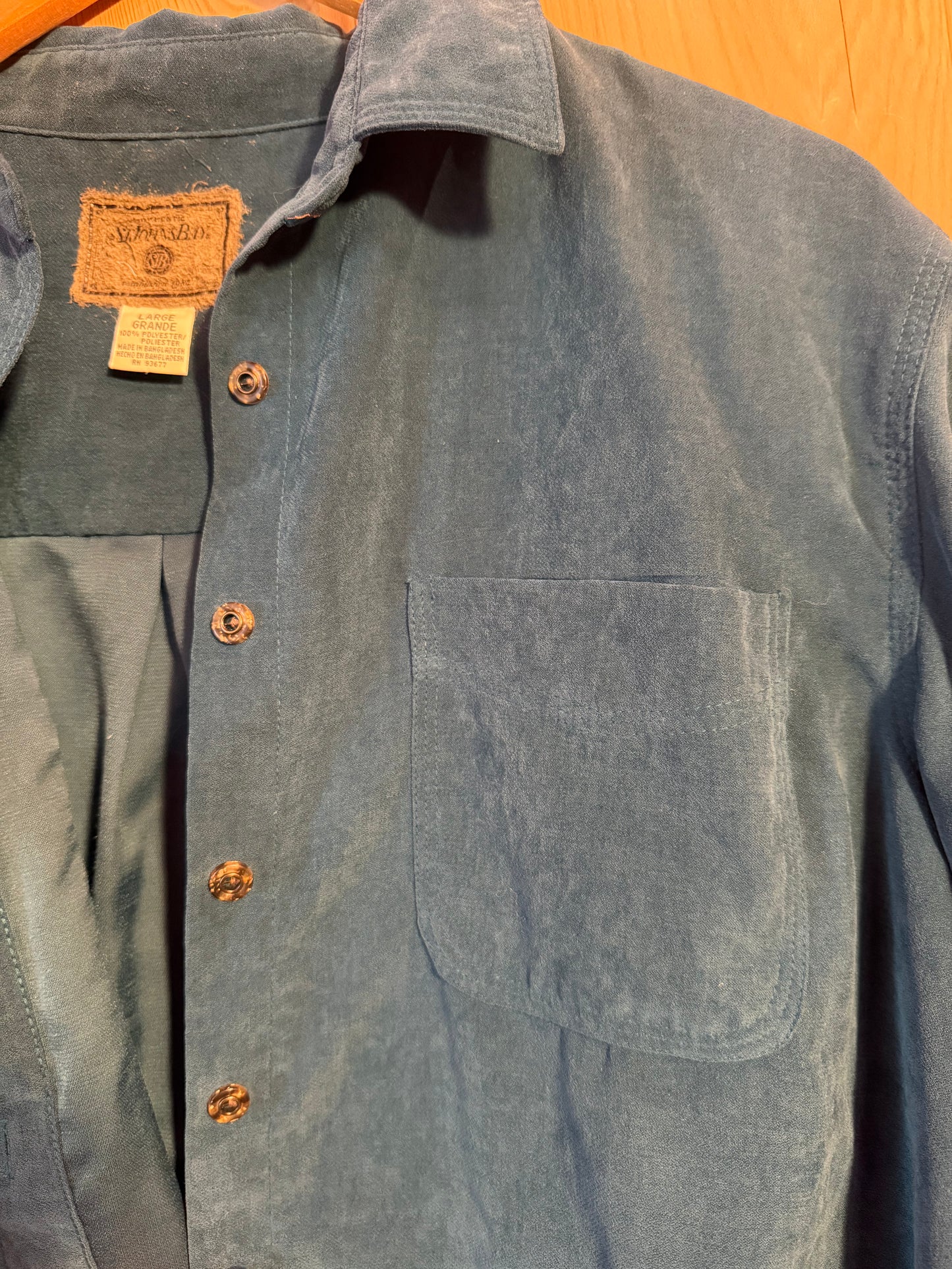 Dusty Blue Button Up Shirt (L)