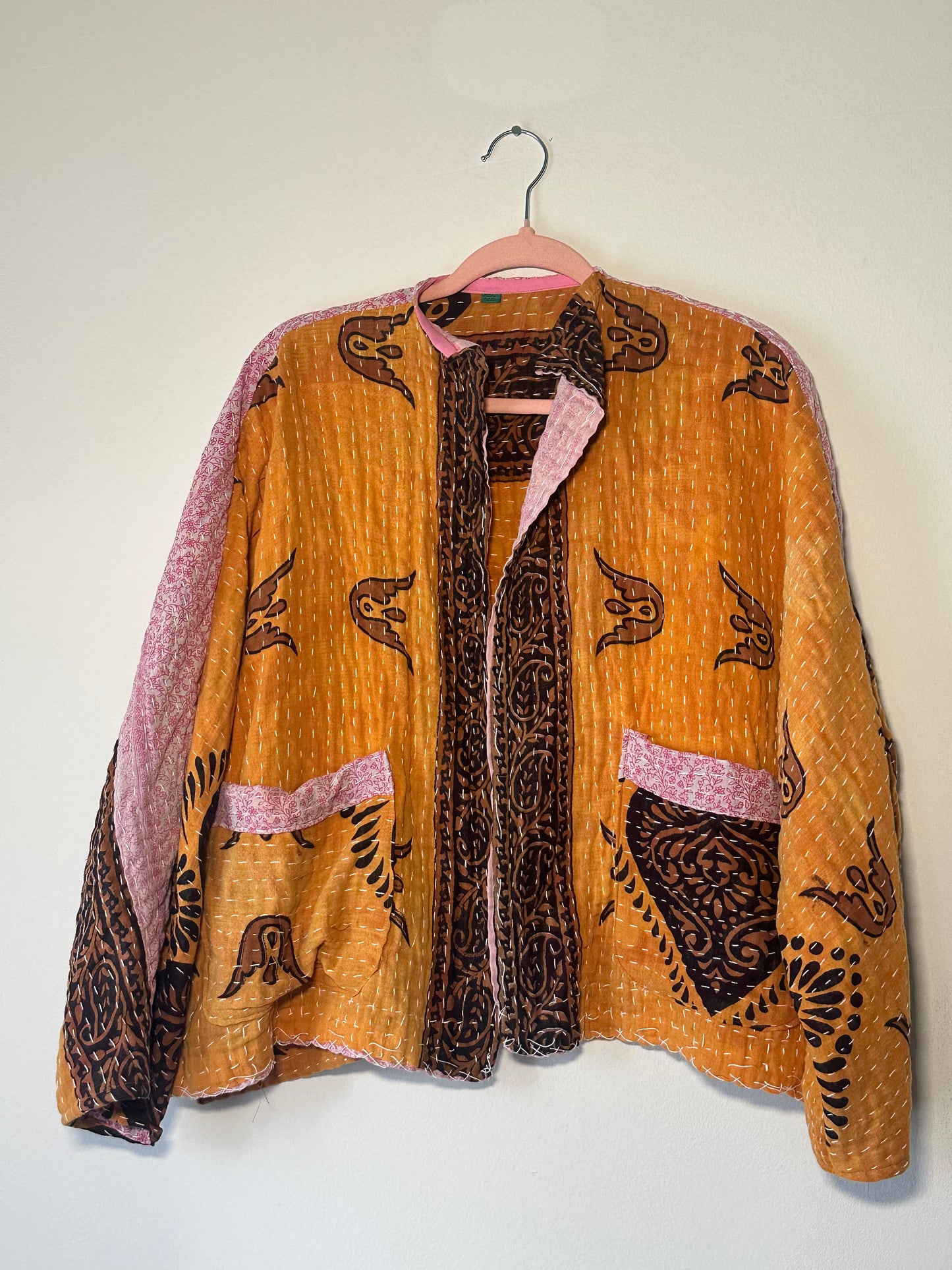 Golden Hour Quilt Jacket Size Medium